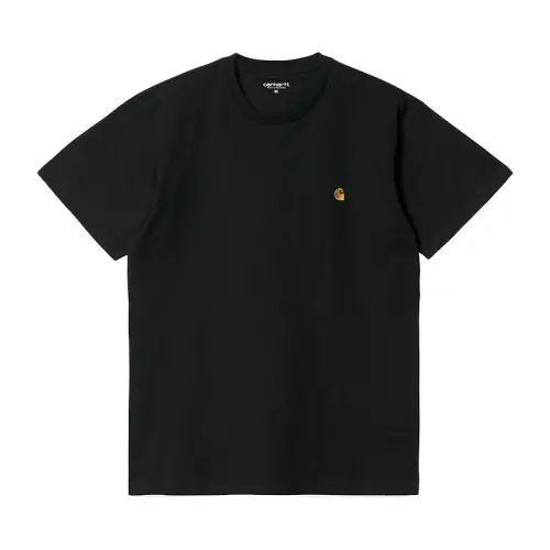 CARHARTT S/S CHASE | BLACK - GOLD