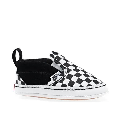 VANS SLIP-ON V CRIB ( CHECKER ) BLACK / TRUE