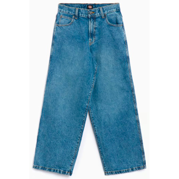DICKIES CALÇAS LOOSE WAVE DENIM | RINSE BLUE