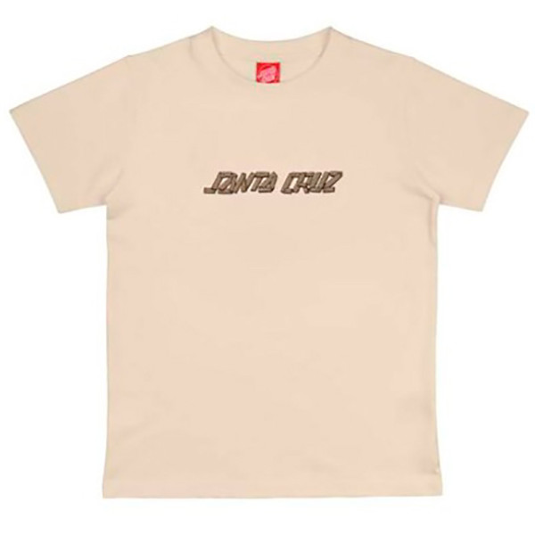 SANTA CRUZ YOUTH T-SHIRT SCREAMING GRIZZLY | CHALK