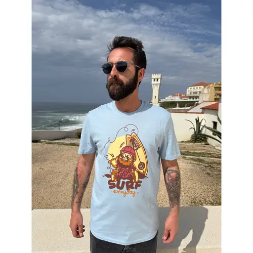 SANTA CRUZ STA SURF EVERYDAY VELHA GUARDA | T-SHIRT | AZUL