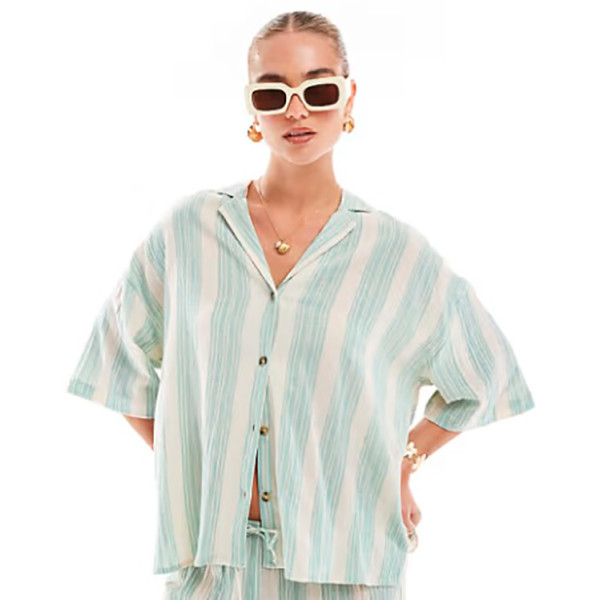 BILLABONG CAMISA BEACH SIDE WVN | ISLAND GREEN 