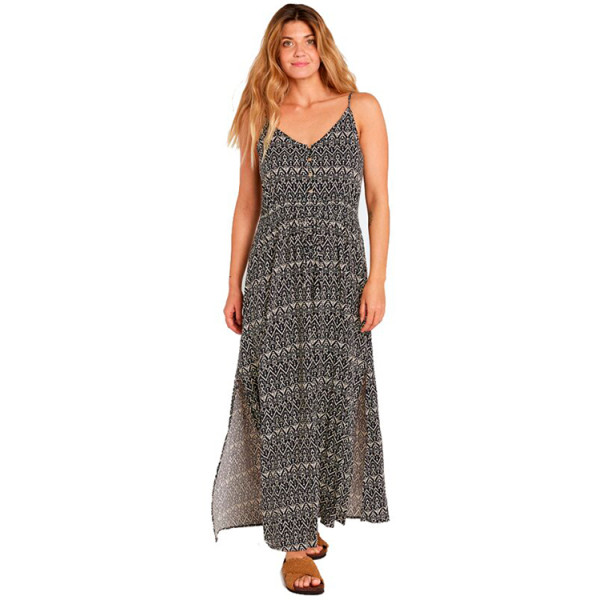 RIP CURL IKAT GEO LONG DRESS | NAVY