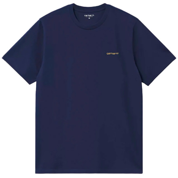 CARHARTT S/S SCRIPT EMBROIDERY | INK AIR YELLOW