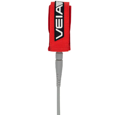 VEIA LEASH 6" | GREY / RED