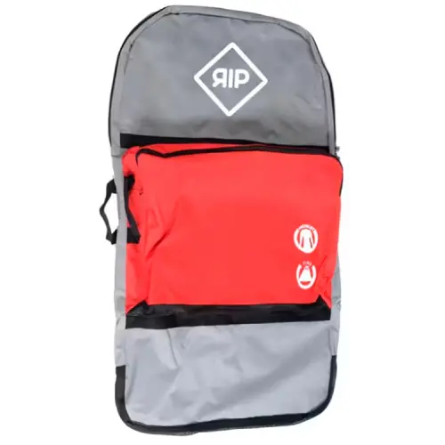 RIP HOUSSE BODYBOARD 2 PLANCHES NYLON | GREY / RED