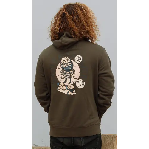 SANTA CRUZ STA SANTA POWER SKATE VELHA GUARDA | SWEATSHIRT | KHAKI