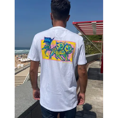 SANTA CRUZ STA ELETRIC SUMMER HIENAS | T-SHIRT | BRANCA