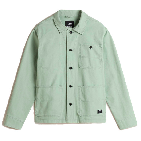 VANS DRILL CHORE CANVAS JACKET | GRAY OLIVE