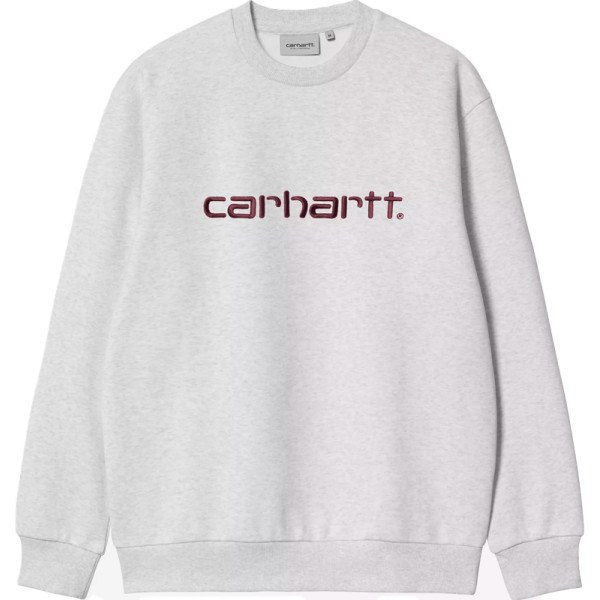 CARHARTT  SWEAT | ASH HEATHER