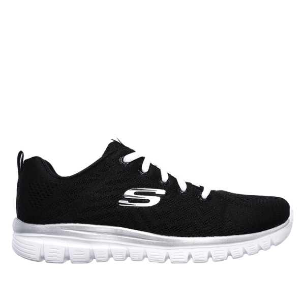 SKECHERS GRACEFUL - GET CONNECTED | BLACK - WHITE