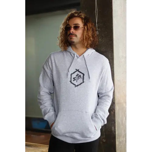 SANTA CRUZ STA HEXAGONO | SWEATSHIRT | OXFORD GREY