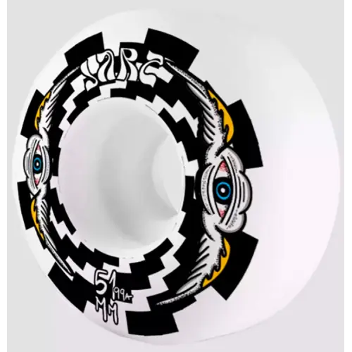 JART ABYS 51MM 99A WHEELS PACK | WHITE