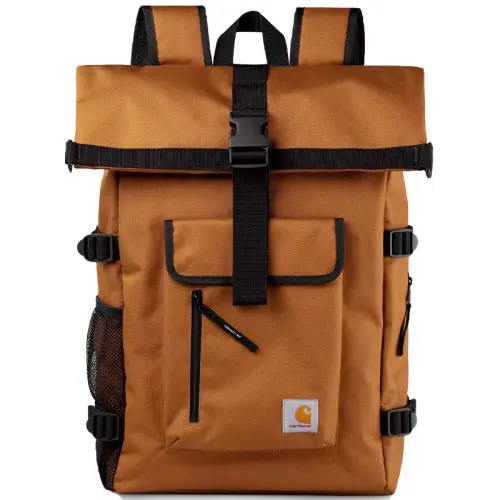 CARHARTT PHILIS BACKPACK POLYESTER CANVAS | HAMILTON BROWN