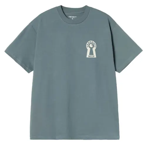 CARHATT WIP S/S LOCKED T-SHIRT | COZY BLUE