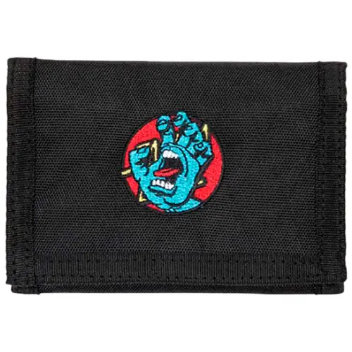SANTA CRUZ WALLET HAND DOT | BLACK