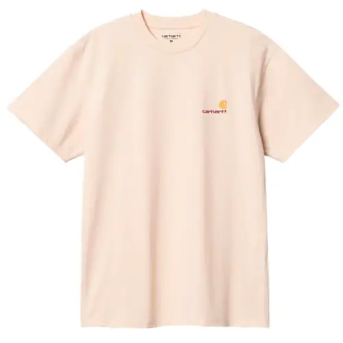 CARHARTT S/S AMERICAN SCRIPT T-SHIRT ORGANIC COTTON SINGLE JERSEY 240GM | NATURAL