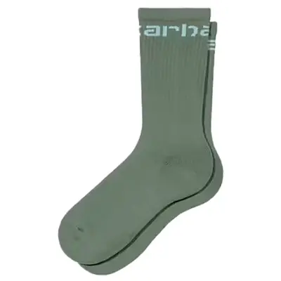 CARHARTT SOCKS 82/16/2% COTTON/ POLYESTER | LEAF TOURMALINE