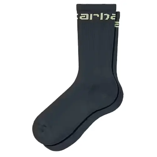 CARHARTT SOCKS 82/16/2% COTTON/ POLIESTER | DEEP NIGHT GREEN