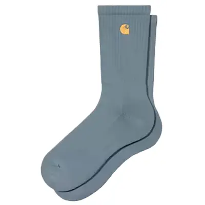 CARHARTT CHASE SOCKS 82/16/2% COTTON/ POLYESTER | COZY BLUE GOLD