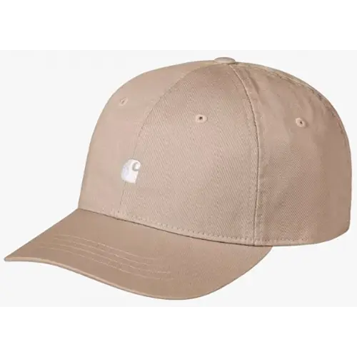 CARHARTT MADISON LOGO CAP COTTON TWILL 9.8 OZ | LETHER WHITE