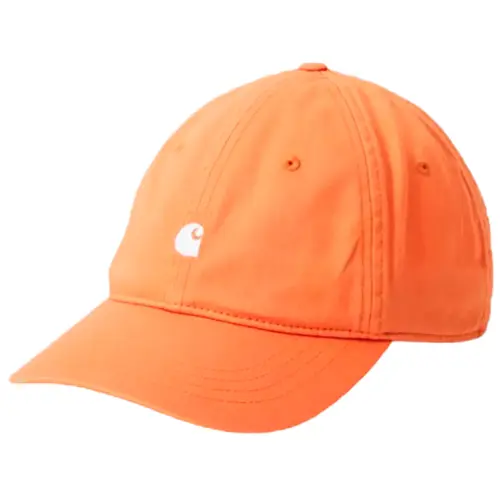 CARHARTT MADISON LOGO CAP COTTON TWILL 9.8 OZ | GENTLE ORANGE WHITE
