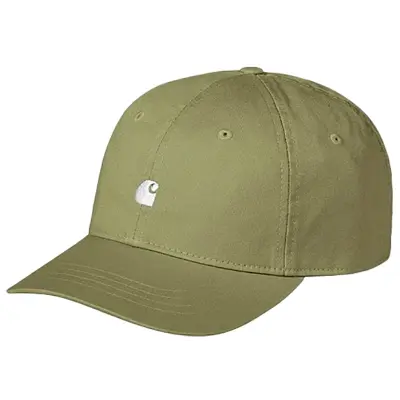 CARHARTT MADISON LOGO CAP COTTON TWILL 9.8OZ | GENTLE GREEN WHITE
