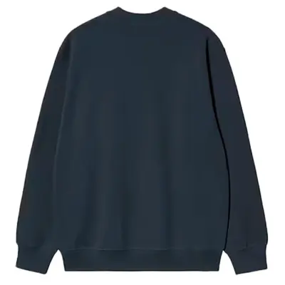 CARHARTT SWEAT COTTON POLYESTER 440GM | DEEP NIGHT GENTLE GREEN