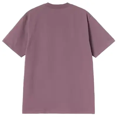 CARHARTT S/S UNIVERSITY SCRIPT T-SHIRT 100% ORGANIC COTTON SINGLE JERSEY 230GM | PHLOX WHITE