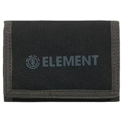 ELEMENT CARTEIRA BRAND WALLET TRIFOLD | FLINT BLACK