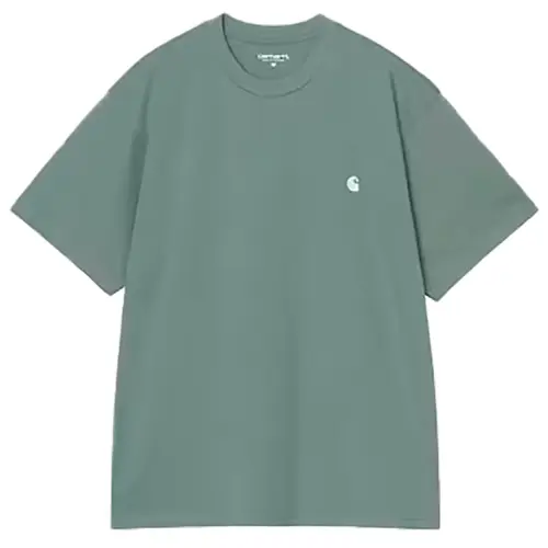 CARHARTT S/S MADISON T-SHIRT ORGANIC COTTON SINGLE JERSEY 175GM | VELVET GREEN WHITE