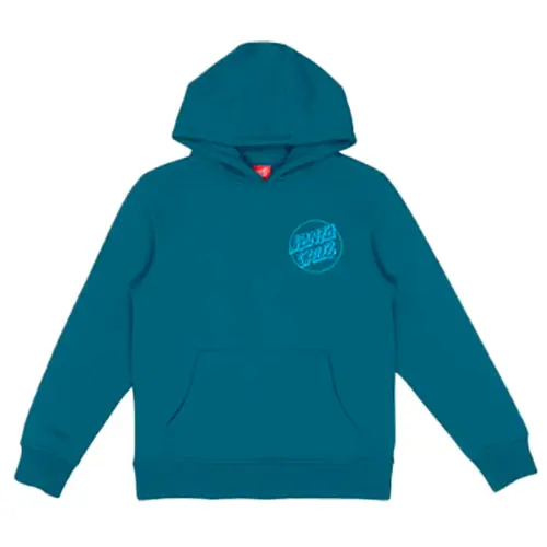 SANTA CRUZ YOUTH HOOD ROSKOPP SREAMING FIVE | TEAL