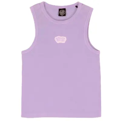 SANTA CRUZ WOMANS VEST GROOVY STACK TANK | LILAC WASH