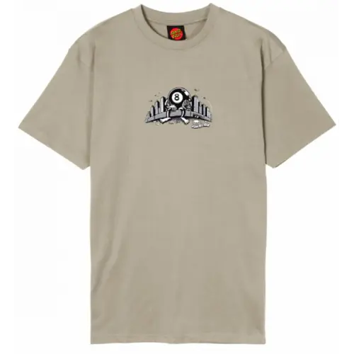 SANTA CRUZ T-SHIRT WINKOWSKI CURB FRONT | STONE GREY 