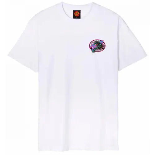 SANTA CRUZ T-SHIRT NATAS SKETCH PANTHER | WHITE