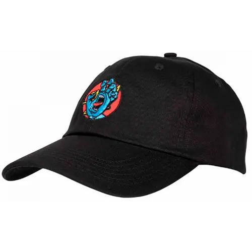 SANTA CRUZ CAP HAND DOT | BLACK