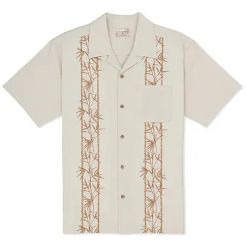 HURLEY SANO COMP EMBROIDERED SS | BONE