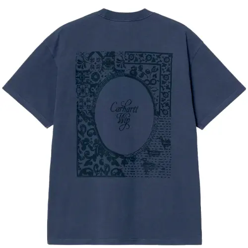 CARHARTT VESTIGE T-SHIRT | BLUE STONE WHASHED