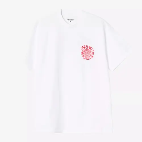 CARHARTT SPIRALS T-SHIRT | WHITE