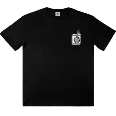 THE DUDES TOO SHORT SMOKES T-SHIRT | BLACK