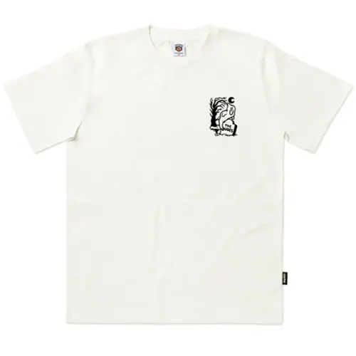 THE DUDES GHOST CLIFF CLASSIC T-SHIRT | OFF WHITE