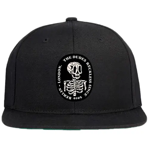 THE DUDES RECKLESS STRUCTURED 6 PANEL CAP | BLACK