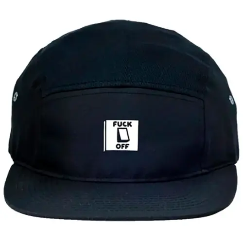 THE DUDES SWITCH STRUCTURED 5 PANEL CAP | BLACK