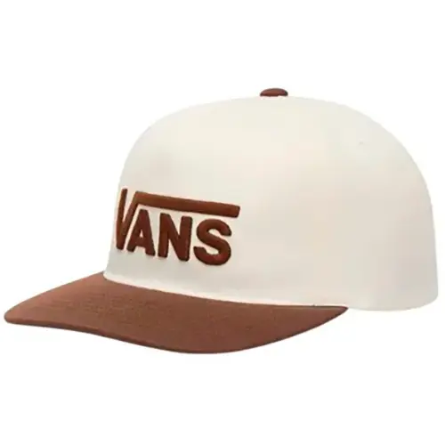 VANS MENS HATS DROP V LOGO SNAPBACK | VINTAGE COCOA
