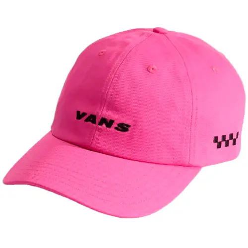 VANS MENS HATS CHECK SIDE CURVED BILL JOCKEY | PINK FIZZ