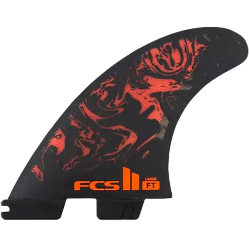 FCS II QUILHA FILIPE TOLEDO PC LARGE TRI PERFORMANCE CORE | BLACK/RED