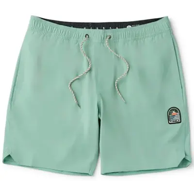 VISSLA BOARDSHORT SOLID SETS 18.5 | GREEN
