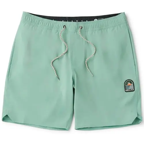 VISSLA BOARDSHORT SOLID SETS 18.5 | GREEN