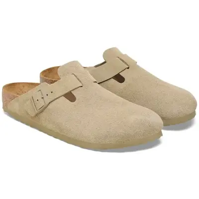 BIRKENSTOCK BOSTON BS NARROW FIT | FADED KHAKI