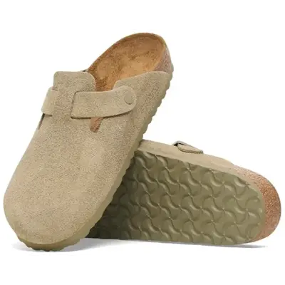 BIRKENSTOCK BOSTON BS NARROW FIT | FADED KHAKI